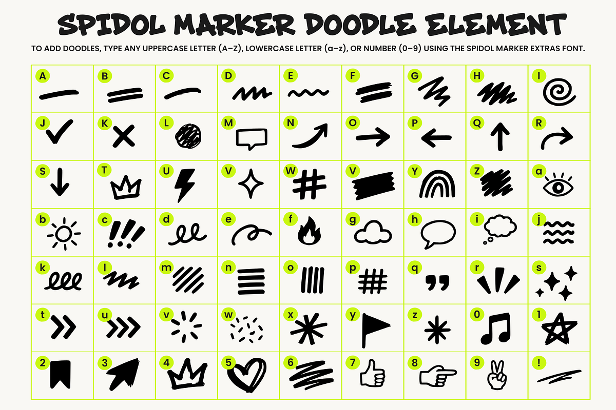 Spidol Marker, a Handwritten Font by zeenesia (Photo 16 of 16)