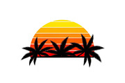 Desert Sunset Landscape Bundle, an Illustration by yasushie (Thumbnail 19 of 31)