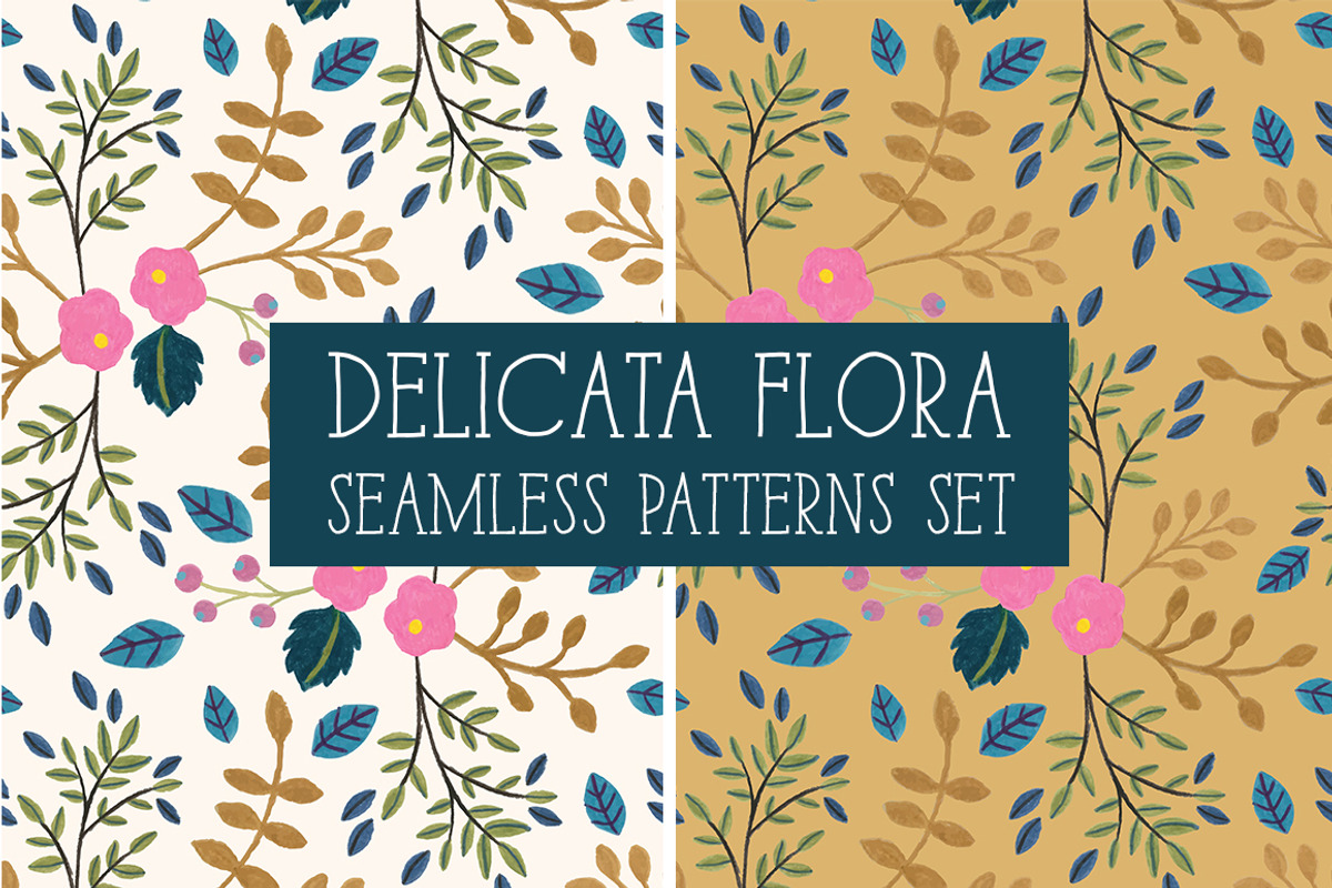 PRIMAVERA Seamless Patterns Bundle, a Pattern Graphic by Dreaming with Isa (Photo 5 of 11)