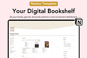 Book Tracker, Notion Template, a Presentation Template by Planner 2 Success (Thumbnail 1 of 10)