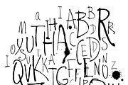 Brush Grungy Thin Font+pattern, a Pattern Graphic by VasilkovS (Thumbnail 4 of 5)