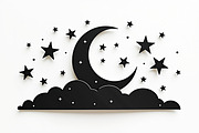 Crescent Moons and Star Silhouette, an Illustration by Amazin_art (Thumbnail 25 of 31)