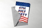 PATRIOT - USA flag foil balloon font, a Handwritten Font by ink drop (Thumbnail 2 of 5)