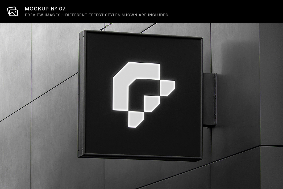 30 Signs & Facade Logo Mockups - V5, a Product Mockup by Asylab (Photo 14 of 38)