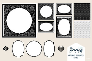13 x Art Deco Invite templates