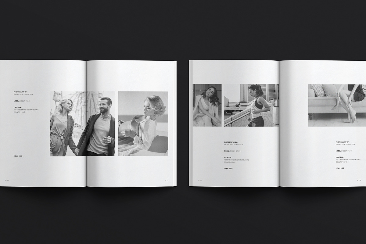 Photography Portfolio Template, a Brochure Template by E-Type (Photo 7 of 8)
