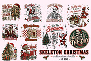 Retro Skeleton Christmas Png Bundle, an Object Graphic by Daisy Design (Thumbnail 1 of 22)
