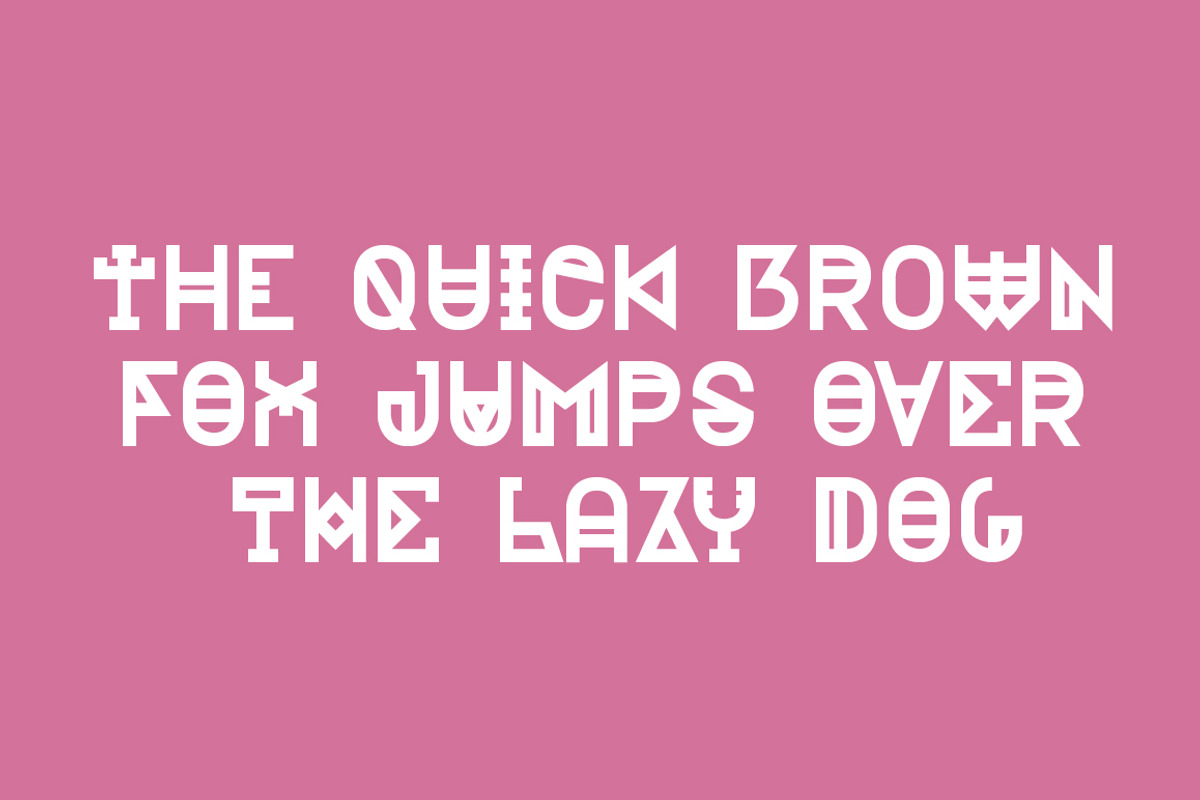 DNR001 Typeface preview 3
