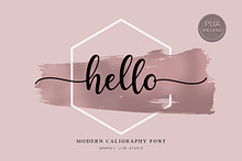 Hello Modern Calligraphy Font