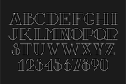 Five variations of font decoration, a Serif Font by pixelwerk (Thumbnail 6 of 6)