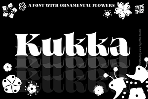 Kukka Flower Font