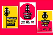 Stand-up Comedy Poster Template, a Flyer Template by Orange Graphics (Thumbnail 2 of 4)