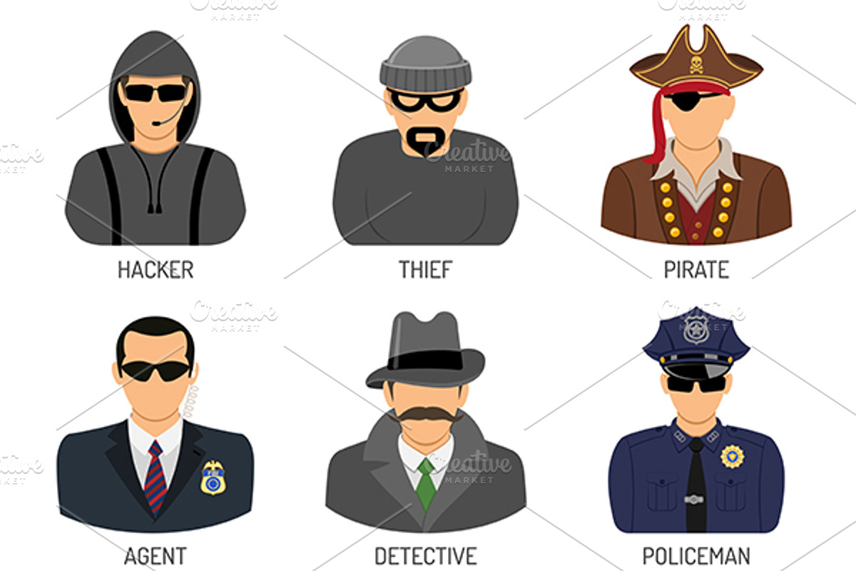 Characters Concept Icons, an Outline Icon by TAlex (Photo 2 of 6)