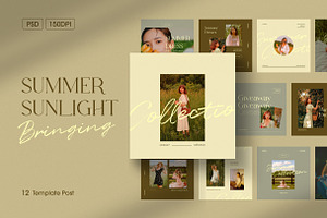 Summer Sunlight Template