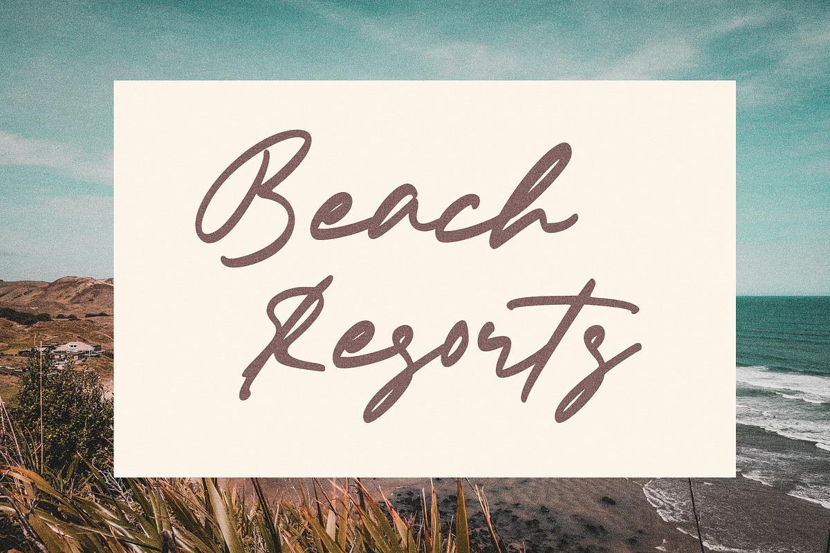 Island of Dusk - Stylish Script Font, a Script Font by Geelator Studio (Photo 3 of 12)