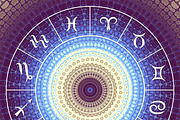 30 mystic zodiac signs circles, an Object Graphic by tkdesign (Thumbnail 16 of 31)