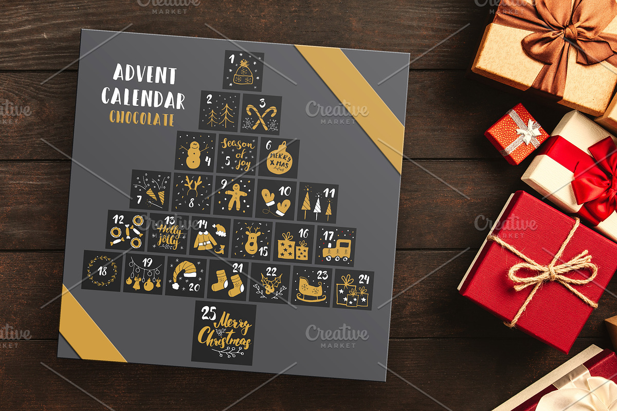 Christmas Advent Calendar v2, a Decorative Illustration by Lemon Workshop (Photo 4 of 5)