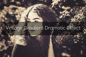 Vintage Gradient Dramatic Effect