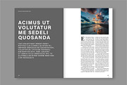 Modern Magazine Layout (A4+US), a Magazine Template by tomsarraipodesign (Thumbnail 15 of 21)