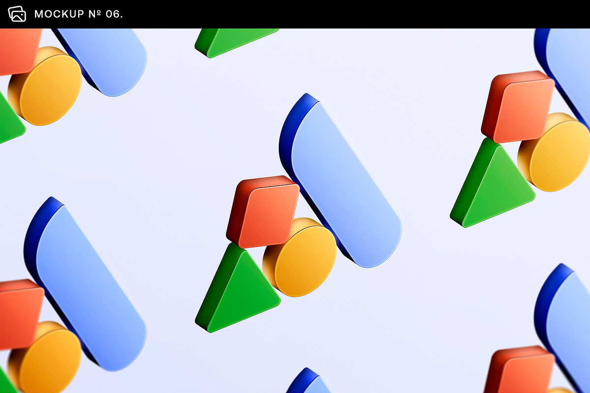 3D App Icon Logo Mockups - 12 Scenes, a Product Mockup by Asylab (Photo 15 of 22)