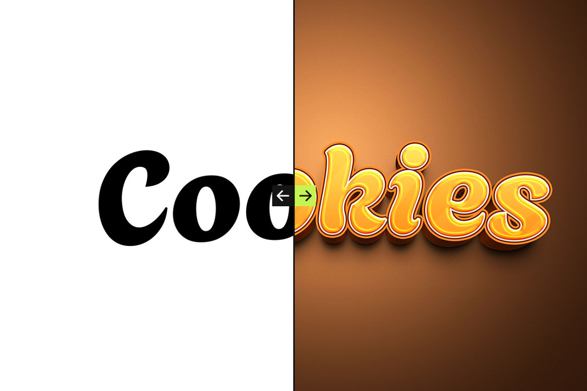 Brownie Text Effect, a Layer Style Add-On by dokudokunomi (Photo 3 of 4)