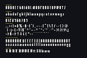 Vasword – Condensed Retro Font, a Sans Serif Font by Artiveko (Thumbnail 2 of 8)