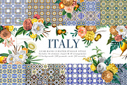 Italy, a Decorative Illustration by Luiz da Rolt Grathwohl (Thumbnail 1 of 10)