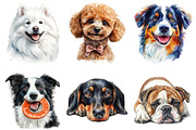 Classic Watercolor Dog Pngs, an Illustration by SinaCreation (Thumbnail 3 of 5)