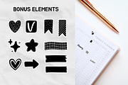 Stay organized - sticker pack, an Illustration by Kamilla.writes.letters (Thumbnail 5 of 5)