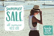 Malibu Punch, a flirty brush font, a Script Font by Rachel White Art (Thumbnail 14 of 15)
