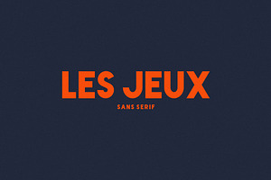 LES JEUX Font