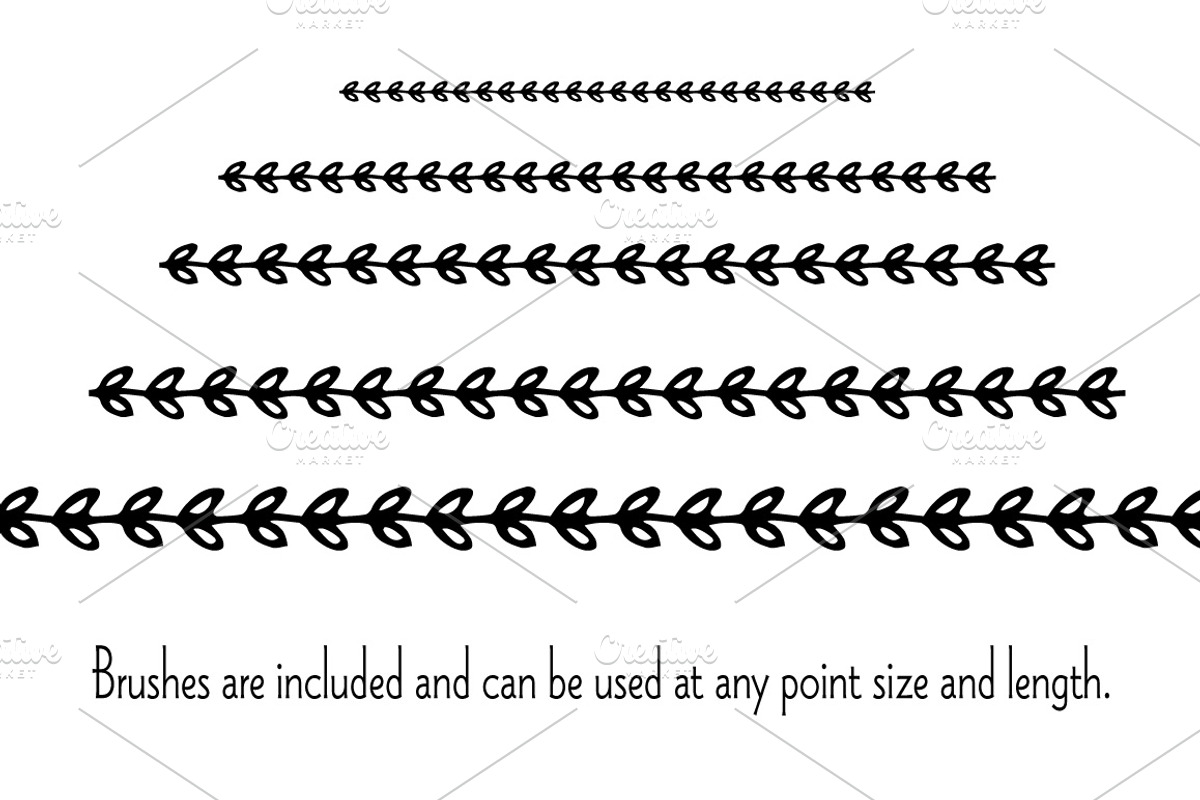 Hand Drawn Embroidery Borders, an Object Graphic by Melissa Held Designs (Photo 3 of 3)