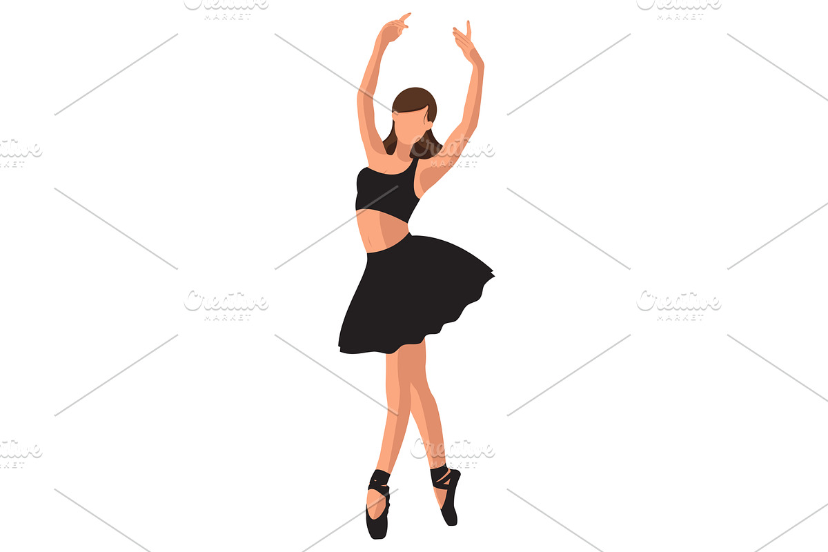 Vector illustration classical ballet, an Illustration by okskukuruza