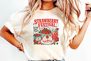 Retro Strawberry Sublimation Design, a Seasonal Illustration by DreamPrint404 (Thumbnail 6 of 6)