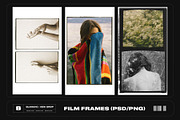 3 ANALOG FILM FRAMES PSD & PNG, a Mockup by BlancheStudio (Thumbnail 1 of 3)