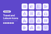 95 Travel and Leisure Icons, a Duotone Icon by Prosymbols (Thumbnail 1 of 10)