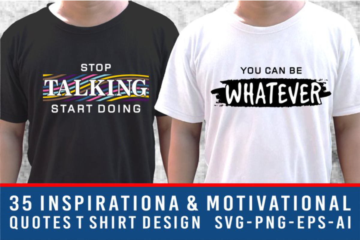 Quotes T shirt Design Bundle, a Graphic by D2PUTRI (Photo 17 of 17)
