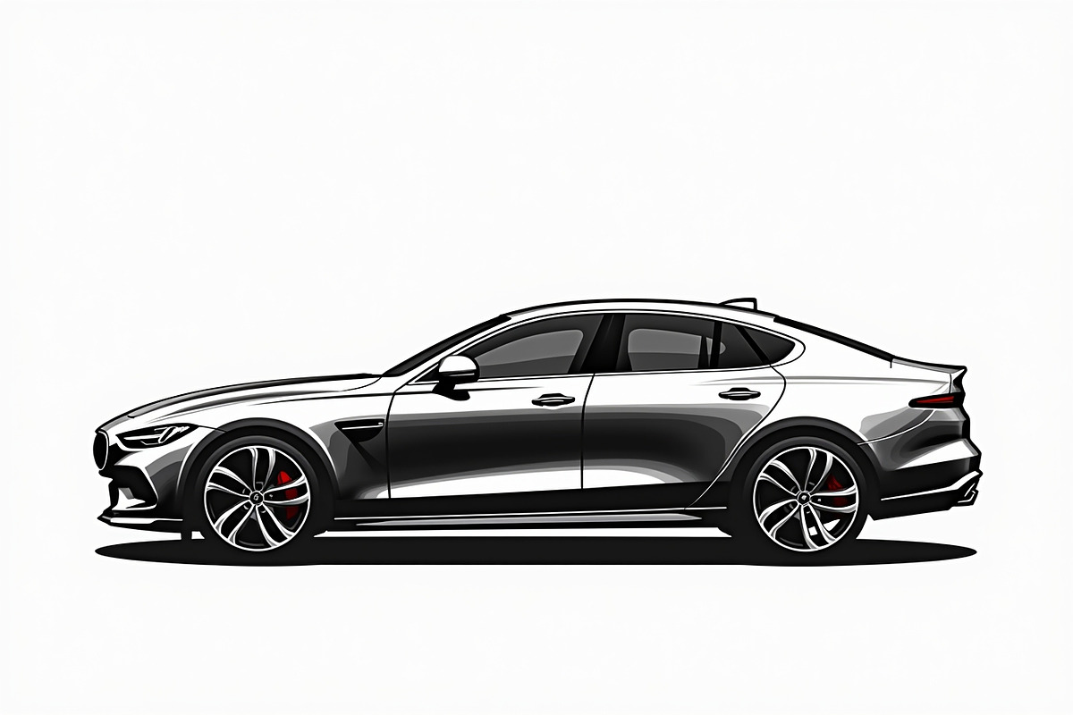 Modern Sports Car Silhouette Bundle, an Illustration by hafijul (Photo 3 of 7)