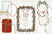 Christmas Backgrounds Frames Labels, a Background Graphic by PeDe Designs (Thumbnail 4 of 16)