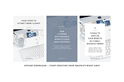 Olivia Pinterest Templates, a Social Media Template by Coded Creative (Thumbnail 6 of 6)