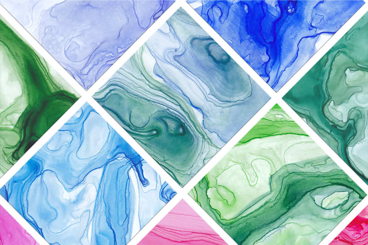 MODERN INK - Abstract Textures Pack, a Texture Graphic by Yashroom (Photo 2 of 10)