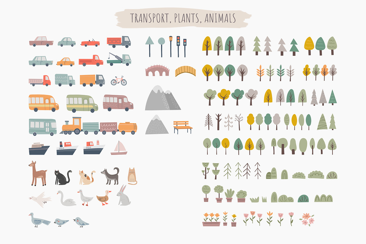 Kids Map Creator, an Object Illustration by Nadezhda Mikhailova (Photo 3 of 15)