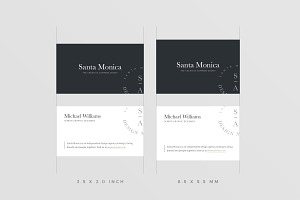 Santa Monica Business Card