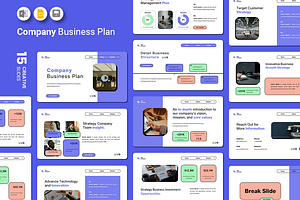 Business Proposal - Google Slide, a Presentation Template by Iqsiart Studio