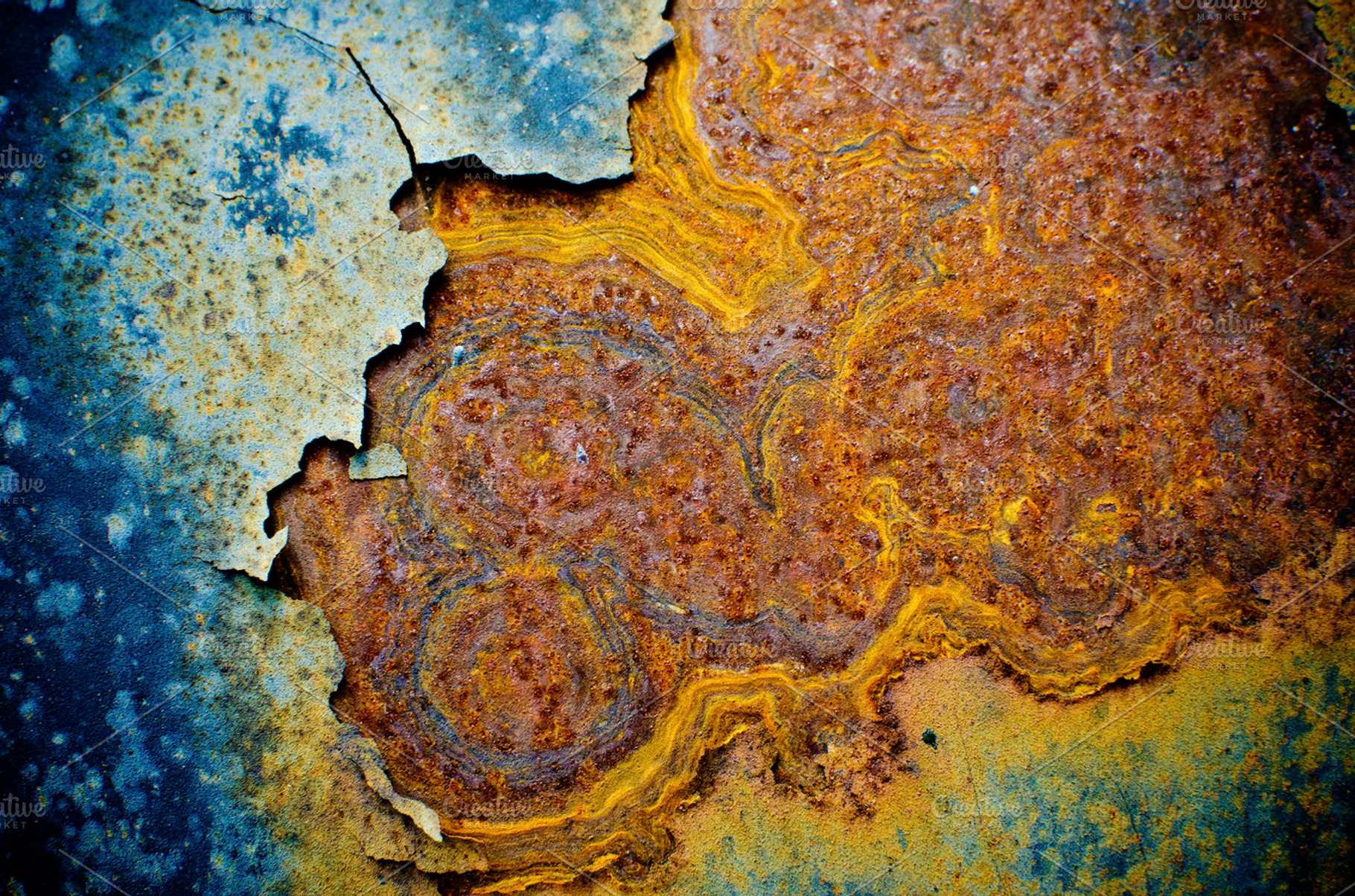 Colors of Rust, an Abstract Photo by Joshua C. Carroll