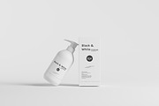 Black & White Mockups - Pump Bottles, a Packaging Mockup by pmvch (Thumbnail 92 of 160)