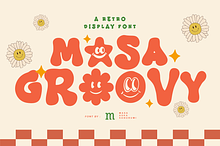 Masa Groovy | A Retro Display Font