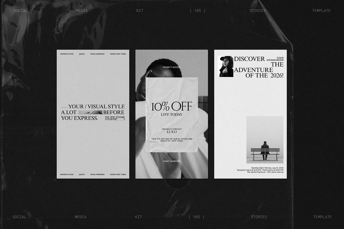 RIVA | Social Media Kit Story Bundle, a Social Media Template by Prapti Design (Photo 8 of 10)