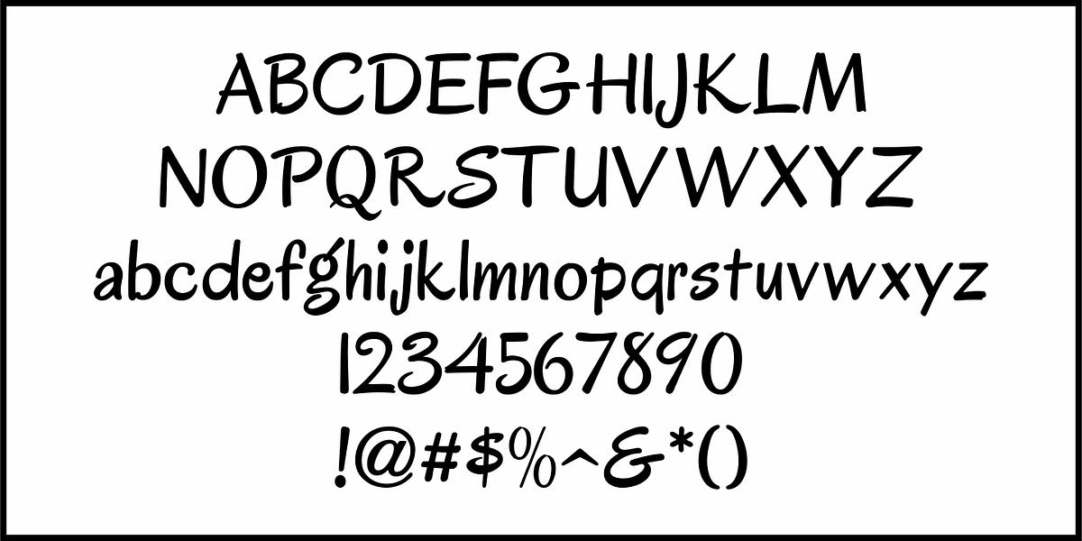 Show Card Painter JNL, a Script Font by Jeff Levine Fonts (Photo 3 of 5)