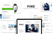 Poke : Healthcare Google Slides, a Presentation Template by Punkl Camp (Thumbnail 1 of 9)